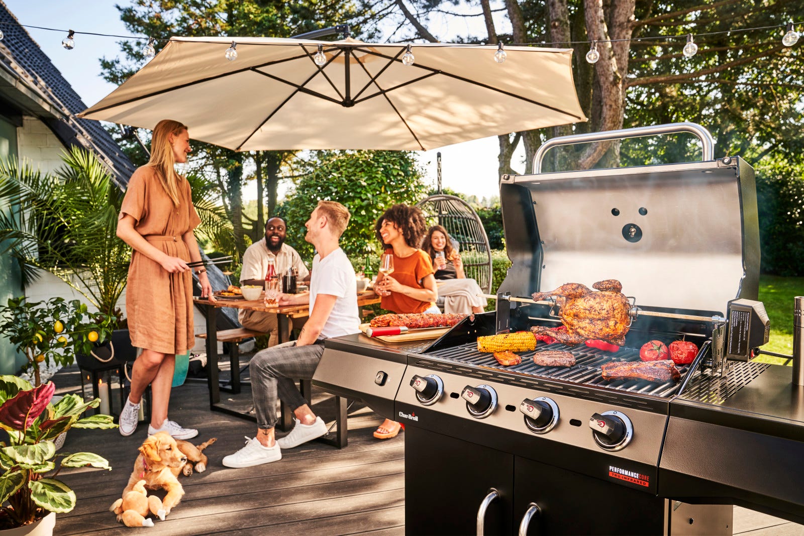 Char broil commercial tru infrared 4 burner sale